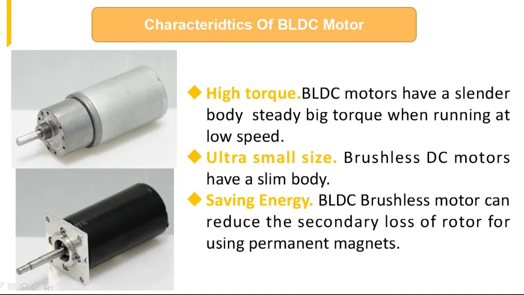 7.4-12V 4W Electric BLDC Brushless DC Motor with Controller for Electric Curtain